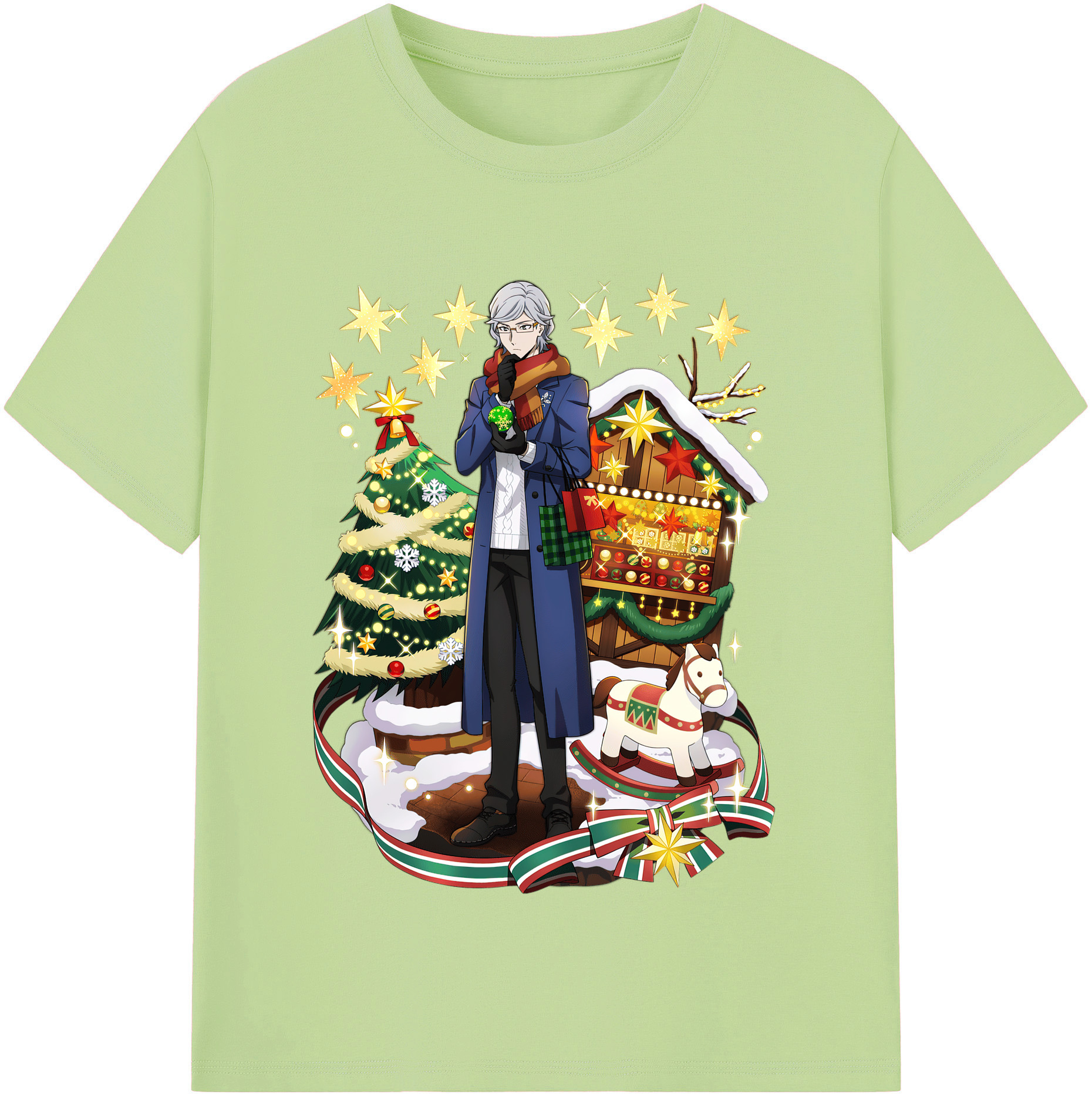 （画像用） 文豪ストレイドッグス Bungo Stray Dogs 綿100％半袖Tシャツ（フロントプリント）